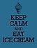Книга для записи рецептов. KEEP CALM and EAT ICE CREAM - 0