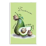 Блокнот А5 40л кл. "АВОКАДО" скоба