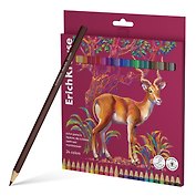Карандаши цветные 24цв "Safari" трехгранные, ErichKrause