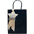 Пакет А5 23*18*10 синий, нейтр., бум.мат.ламинат, крученые ручки, лента - 1