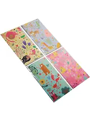 Записная книжка А6+ 24л нелин. 90*170мм "Secret garden",  на скобе, блок крафт, ассорти