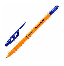 Шариковая ручка синяя 0,7 мм, Ultra Orange, Brauberg