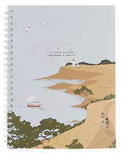 Тетрадь «Soul. Море», 96 листов в клетку, море, спираль