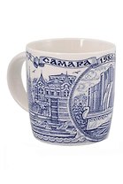 Кружка синяя Самара (фарфор) (350мл) (060-2-55)