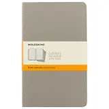 Набор книг для записей Moleskin Cahier Journal Large, 3 штуки, линейка, мягкая обложка, 40 листов, А5