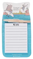 Блок для записей 90*170 40л СПб "Петербург вдохновляет разводить мосты" с карандашом, на магните, инд.уп.
