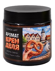  Свеча ароматическая Крендель (Калининград) (100мл) (FH063) 