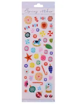 Наклейки эпоксидные Новый год