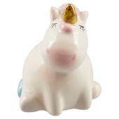 Фигурка Единорог с закрытыми глазками (керамика) (9×7) (12-07132-17B362-18) - 1