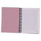 Записная книжка «Floreale. Cedar Rose» А6, 80 листов в клетку, спираль, Listoff - 2