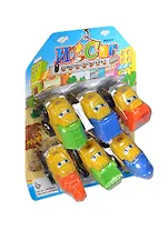 Набор инерционных машинок с глазками (1208-4) (6шт) (3+) (блистер)