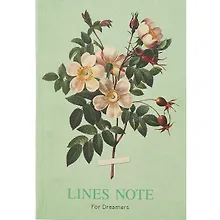 Записная книжка «Flower. 2» А6+, 64 листа в линейку, Listoff
