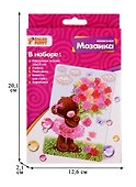 Набор для творчества Color Puppy Алмазная мозаика Мишка-милашка, 10*15см - 1