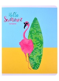 Тетрадь общая «Hello summer», 48 листов в клетку, A5, в ассортименте - Listoff