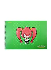 Альбом для рисования Listoff, "Аниме", А4, 20 листов, на гребне