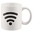 Кружкка-хамелеон белая Значок WI-FI(керамика)(330 мл) - 2