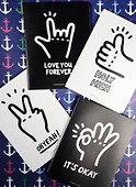 Записная книжка «Sign» А6, 24 листа в клетку, сшивка, Languo, в ассортименте - 2