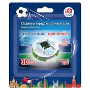 Сборная модель, 3D пазл,стадион Зенит Арена СПб,22 дет., 6,8 * 6,5*2,6см
