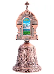 Колокол Кострома Русь Святая (металл, цв.ант.медь)