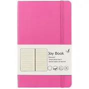 Книга для записей А5 JOY BOOK. Лилово-розовый, 96 листов, линейка