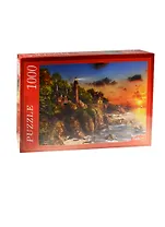 Пазл РЫЖИЙ КОТ 1000 эл. 68,5*48,5см. Маяк у моря