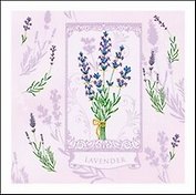 Салфетки Maki бум. сервиров. Лаванда (SLОG006601) (33х33) (20шт) (3сл)