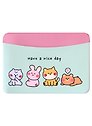 Чехол для карточек горизонтальный Kawaii Зверюшки Have a nice day