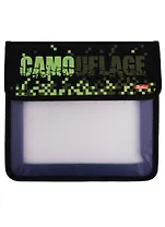 Папка для тетрадей А5 "Camouflage" пластиковая, 1отд., липучка, инд.уп.