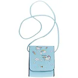 Сумка на кнопке Единорог(PU)(17х15)