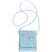 Сумка на кнопке Единорог(PU)(17х15)