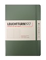 Книга для записей A5, 125 листов в точку "Smooth Colours", твердая обложка, оливковый, Leuchtturm1917