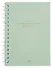 Тетрадь 120л кл. "Romance", светло-зеленый, тв.переплет, спираль, микротекстурирование, ламинация, тиснение золотой фольгой - 0