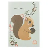 Тетрадь в линейку Forest animals, А5, 64 листа, в ассортименте