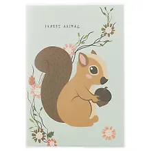 Тетрадь общая «Forest animals», 64 листа в линейку, А5, в ассортименте