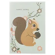 Тетрадь в линейку Forest animals, А5, 64 листа, в ассортименте