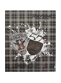 Дневник шк. "ШОТЛАНДКА СЕРАЯ" интегр.обл., глянц.пленка, тиснение цв.фольгой, универс.шпаргалка, Феникс