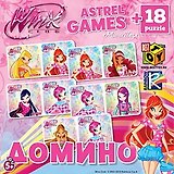 Игра. Astrel/Астрель, Winx, Домино + паззл, 18 элементов