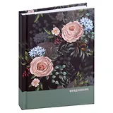 Ежедневник недат. А6 112л "Драгоценные цветы" 7БЦ, мат.лам, тиснение фольгой, офсет
