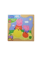 РОСМЭН Peppa Игровой набор Пазл 30*30 "Песочница" дерев. 25124