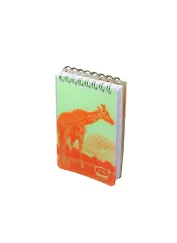 Блокнот А7 50л кл. "Stila Safari" спираль, пластик.обл., stila
