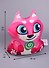 Игрушка-антистрес Енотик Лиза розовая (33х28) (ПТ- 4000943328) - 1