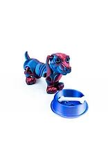 Фигурка 3D Такса Бадди (пластик)  (12х5) (1358)