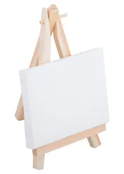 Холст на мольберте 7*9см, белый, в инд.уп.