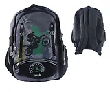 Рюкзак школьный "Speed" 43*31*18см, 2 отд., 8 наружн.карманов, жесткое дно, светоотр. элементы, Silwerhof