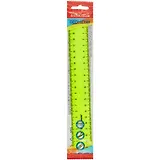 Линейка 20см "Neon Solid" желт., подвес, ERICH KRAUSE