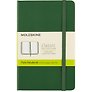Записная книжка «Classic Pocket» А6, 96 листов, нелинованная, зелёная, Moleskine