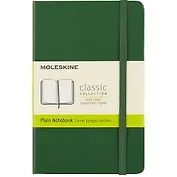 Записная книжка Moleskin Classic Pocket, твёрдая обложка, зелёная, 96 листов, А6