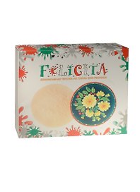 Декоративная тарелка из глины для росписи «Волшебный мир цветов», Felicita