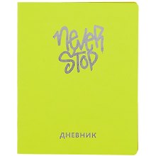 Дневник школьный Listoff, "Silver Lines. Never stop"