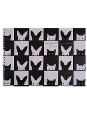 Альбом для рисования Unnika, "Прятки (графика)", А4, 30 листов, на гребне